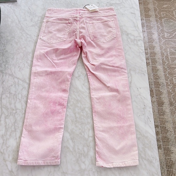 Cloture shop Authentic Isabel Marant cropped lace-up mid-rise slim leg jeans - Picture 4 of 15